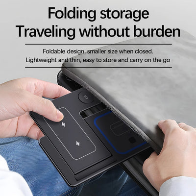 30WFast Wireless 3 in 1 Foldable Charging Station